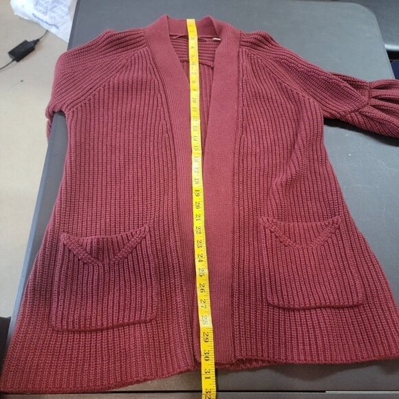 Anthropologie Knitted & Knotted Wool Blake Cardigan Size Small Pockets Grandma - Picture 7 of 7